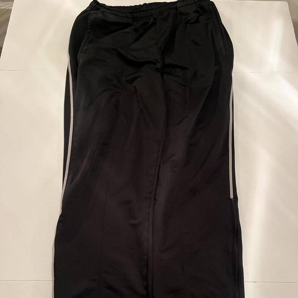 Nike Activewear Vintage Y2K Track Pants, Black and White, Sized Medium